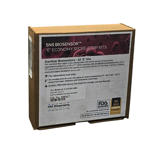 52x SNS Biosystems Biosensor Economy Spore Test Kit Strips