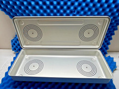 CASE MEDICAL STERITITE SOLID BOTTOM STERILIZATION CONTAINER SC04LG 27″ x 11″ x4″