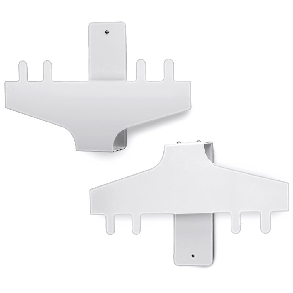 Reversible X-Ray Apron Hanger White Coated Stainless Steel Apron Rack for X-R…
