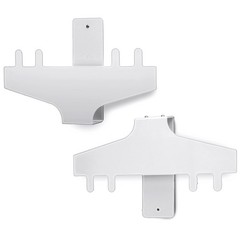 Reversible X-Ray Apron Hanger White Coated Stainless Steel Apron Rack for X-R…