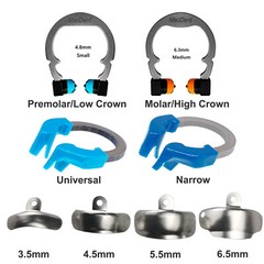 Dental Titanium Ring Sectional Matrix Band System Fit Palodent V3 Garrison Clamp