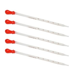 Liquid Dropper 0.5ml, 1ml, 2ml, 3ml, 5ml, 10ml Glass Scale Graduated Dropper