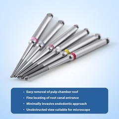 Dental Long Neck Microscope Endo Tungsten Carbide Bur RA 31/34MM Low Speed Drill