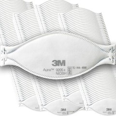 3M Aura 9205+ N95 NIOSH Protective Disposable Face Mask: CDC Approved Respirator