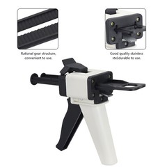 1PC Dental Impression Gun Dispenser 2:1 1:1 Mixing Dispensing Light Body Trays