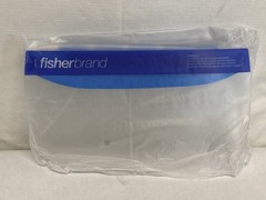(18) FISHERBRAND Disposable Face Shields 7.5” Length Class 2 19-181-800C