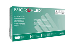 5mils Thick Ansell MicroFlex Disposable Latex Gloves Powder-Free Industrial, S