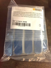 Sirona XIOS PLUS 100 Intraoral Sensor Holder Tabs Blue Anterior Original 6176510