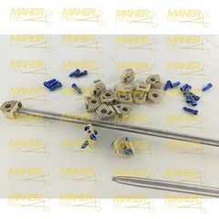Locking 5mm CERVICAL FUSION SPINE CAGE (PEEK Material) with SCREWS 17 Pcs