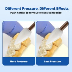 40Pcs Dental Composite Polishing Tools Cup Point Disc 3000-8000rpm Single Use