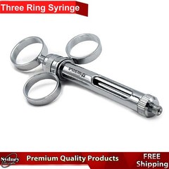 Dental 3 Ring Anesthesia Syringe Hypodermic Anesthetic Injection Dentistry Tools