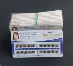 10 Packs Dental Orthodontic Metal Bracket Braces Standard Roth MBT Mesh Base