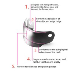 Dental Matrix Bands Ring Clamp Sectional Matrice Bands M4 Fit Garrison V3 System