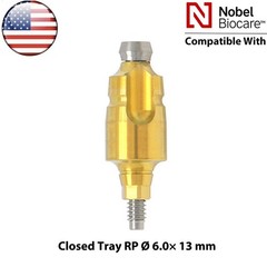 US Impression Transfer Coping Open Closed Tray Compatible Nobel Active NP RP
