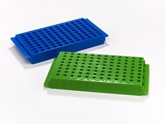 Caplugs Evergreen 240-6388-R30 Microcentrifuge Tube Rack. 96 Places, Reversib…