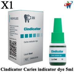 1pcs Dental Cindicator Caries Indicator Dye Green Color Dentine 5ml