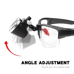 Dental Medical 3.5X Binocular Loupes Lightweight Magnifier DY-117 Black US STOCK