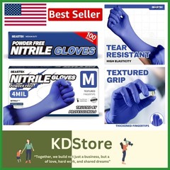 Blue Violet Nitrile Exam Gloves – Powder & Latex-Free, 4 Mil, 100 Pcs