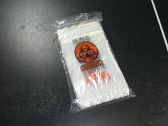 6″ x 9″ 6×9 Specimen Transport Biohazard 2MIL 2 Mil Zip Bag – 100 Count 100x