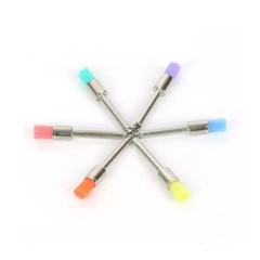 200Pcs Dental Nylon Materials Closure Flat Polishing Prophylaxis Brushes
