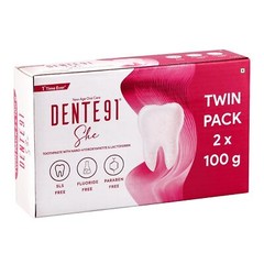 She Toothpaste Specially Crafted For Women, Contains Folic Acid, 100g (DENTE91)