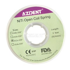 1 Roll AZDENT Dental Orthodontic NITI Open Coil Springs 012*030″ 914mm SALE