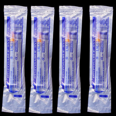 100 Pack 1ml/cc Luer Slip Syringes with Caps, Individually Sealed for Labs & Cra