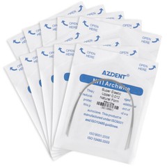 AZDENT Dental Orthodontic Niti Arch Wire Super Elastic Natural Nature Form Round