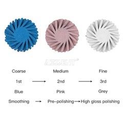 Dental Composite Porcelain Zirconia Polishing Kit RA for Low Speed Contra Angle
