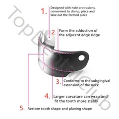 D2 Dental Sectional Contoured Matrix System Matrice Bands Clip Clamp Holder Ring