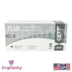 GDT Dental Mon0fiIament Plain Catgut Thread Collagen SteriIe Individual Packs