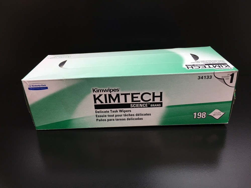 Kimberly-Clark Kimtech Kimwipes REF 34133 Delicate Task Wipers 11.22″x12.3″ 198