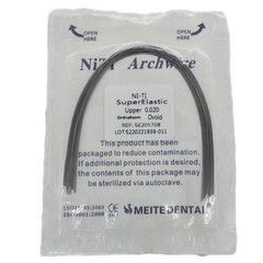 100Packs Dental Ortho Arch Wires Super Elastic Niti Round 012~020 Upper&Lower