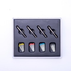 20Pcs/Pack Dental Endodontic Quartz Glass Fiber Resin Post Assorted With 4Drills