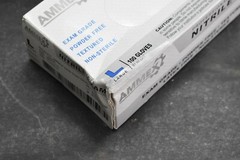 Ammex Professional Series Nitrile Exam Grade Latex Free Gloves 100 Count Large