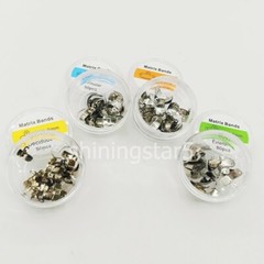 50 Pcs Dental Matrix Band 3D Hole Protrusions Matrices 3.5mm-6.5mm Contoured