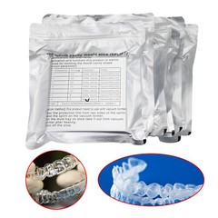 Dental Splint Thermoforming Material Sheet Oral Denture Model Mold Slice 7-Size