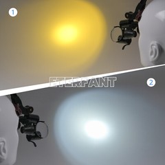 5W LED Dental 3.5X Headband Binocular Loupes/Lightweight Silicone Headlamp