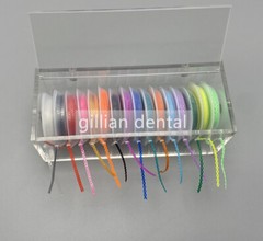Dental Ortho Elastic Ultra Power Chains Holder Case Box with Mixed Power Chains