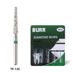 100pcs Dental Turbine Diamond Burs FG For High Speed Handpiece TF-13C 20Boxes ty