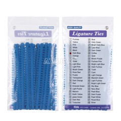 1000pcs Dental Orthodontic Elastic Ligature Ties Bands for Brackets 23 Colors