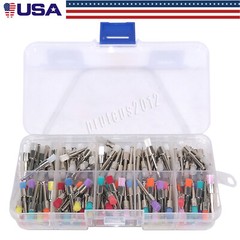 Disposable Dental Prophy Polishing Brush Latch Flat Type Rainbow 200Pcs/Box