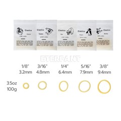 5000PCs ETERFANT Dental Orthodontic Elastics Rubber Bands Latex Braces 3.5oz 1/8