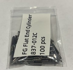 Alpen X1 Flat End Cylinder Diamond Burs 837-012C Bulk 100 Pieces