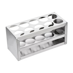 30 Holes 3 Layer Stainless Steel Test Tube Holder Rack for 26-29.5mm Tubes