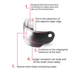Dental Matrix Bands Ring Sectional Matrice Clamp Fit Garrison Palodent V3 System