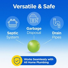 Compac Home Plink Garbage Disposal Cleaner 10 Count (Pack of 6), Multicolor
