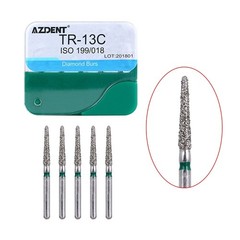 100pcs Dental Diamond Burs for High Speed Handpiece Medium 1.6mm Friction Grip
