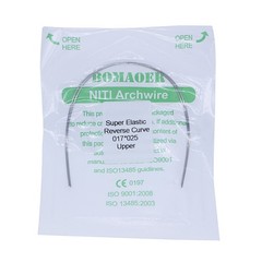 20×Dental Orthodontic Niti Rectangular Arch Wires Reverse Curve 17×25 Upper