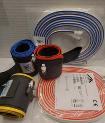 SETS OF (3) CUFFS (2) HOSES RED and BLUE Zimmer compatible tourniquet